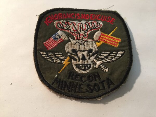 GREEN BERETS PATCH - SPECIAL FORCES - RECON TEAM MINNESOTA