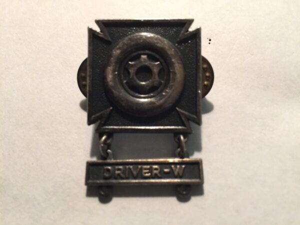 US Army Mechanic Badge with Driver-W Bar T28