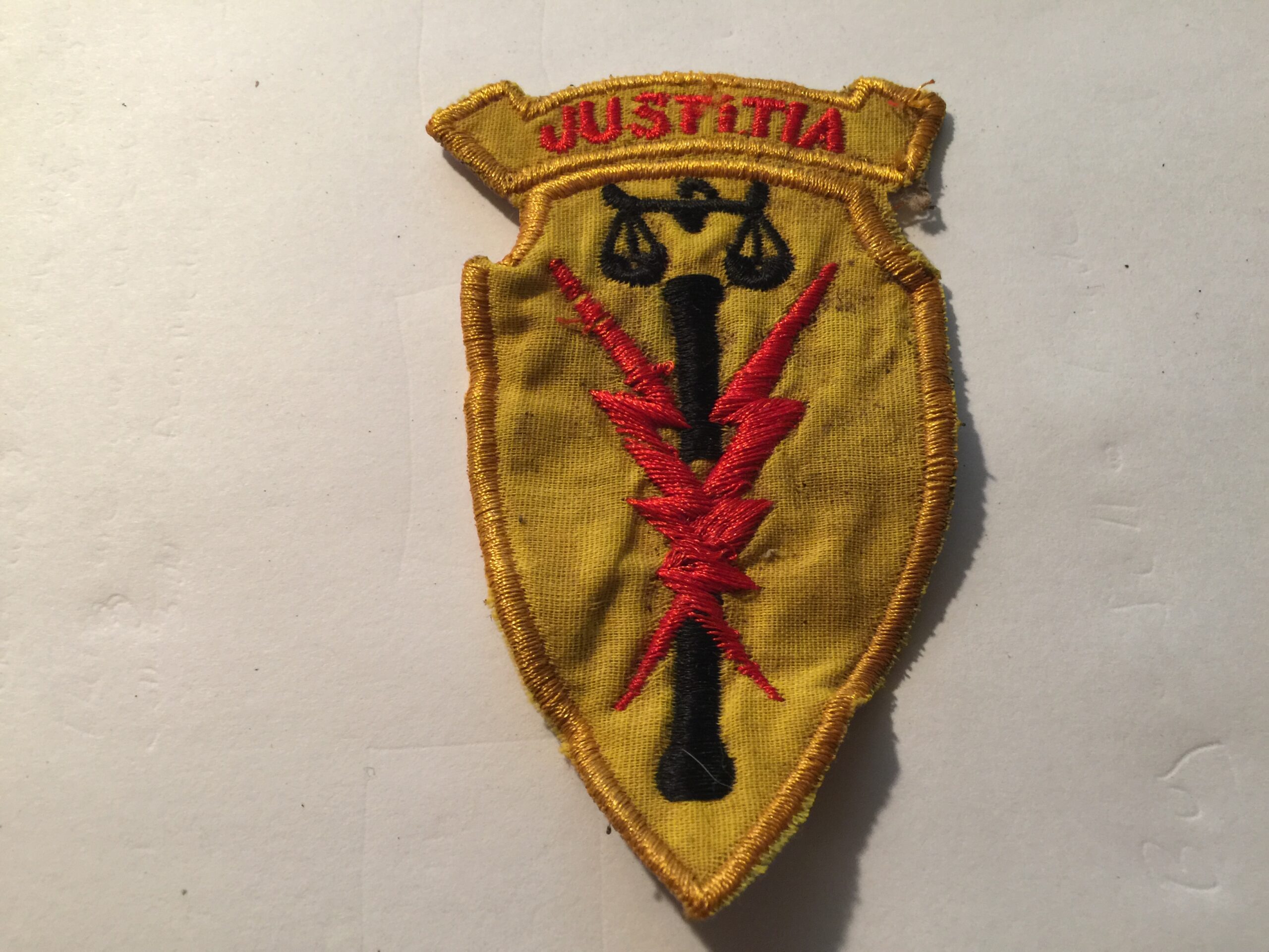 DA NANG AIR BASE 366th SECURITY POLICE JUSTITIA Vietnam War