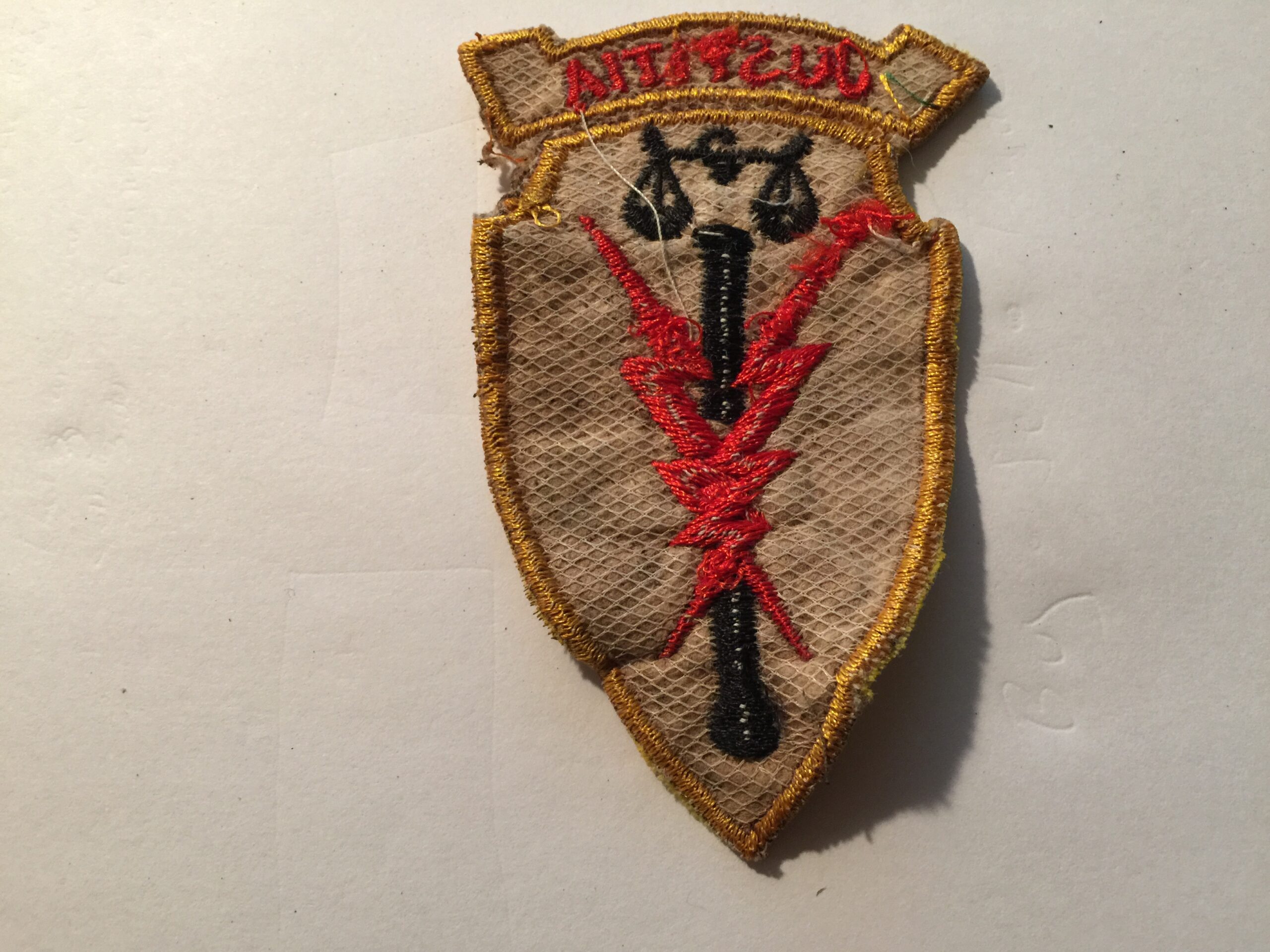 US Air Force 366th Security Police Squadron DA NANG AIR BASE JUSTITIA  Vietnam War - Image 2