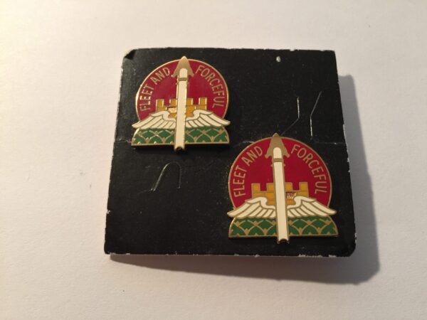 88th artillery group DUI Crest  (fleet and forceful)   (PAIR)