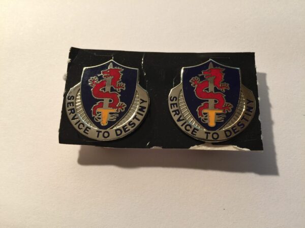 101st Personnel Services Battalion Unit Crest  (PAIR)