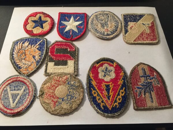 WW2 Patch lot  10 *AUTHENTIC* Patches - Image 2