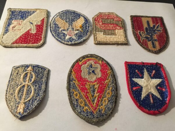 WW2 Patch lot  7 *AUTHENTIC* Patches