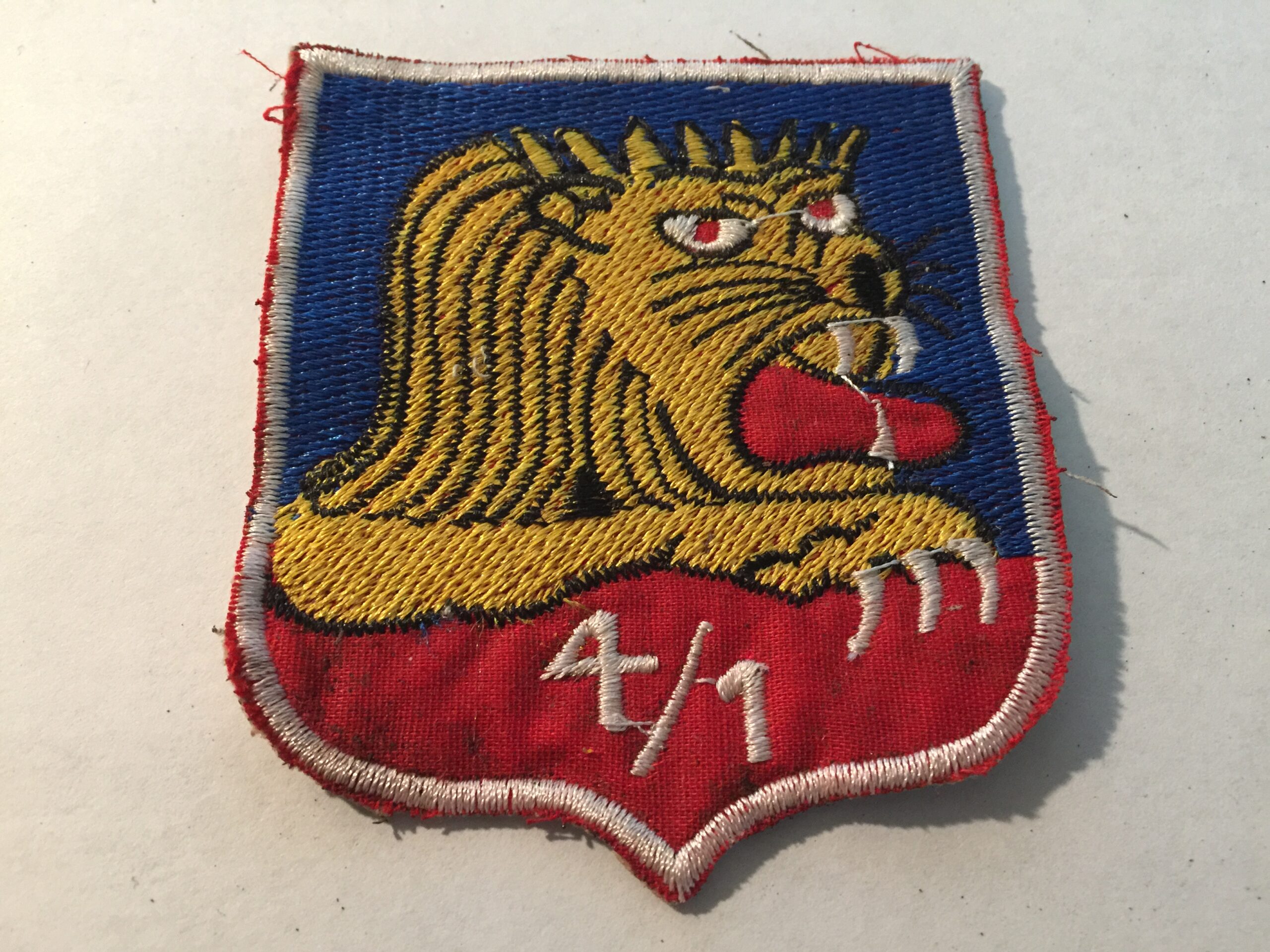ARVN PATCH 4th BATTALION 1st INFANTRY DIVISION
