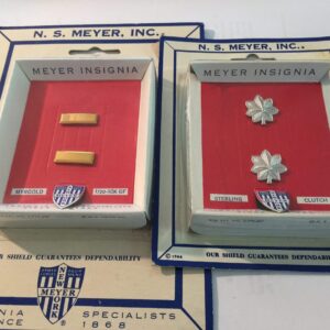 Rank Insignias 1963 and 1966 New Sealed In Package