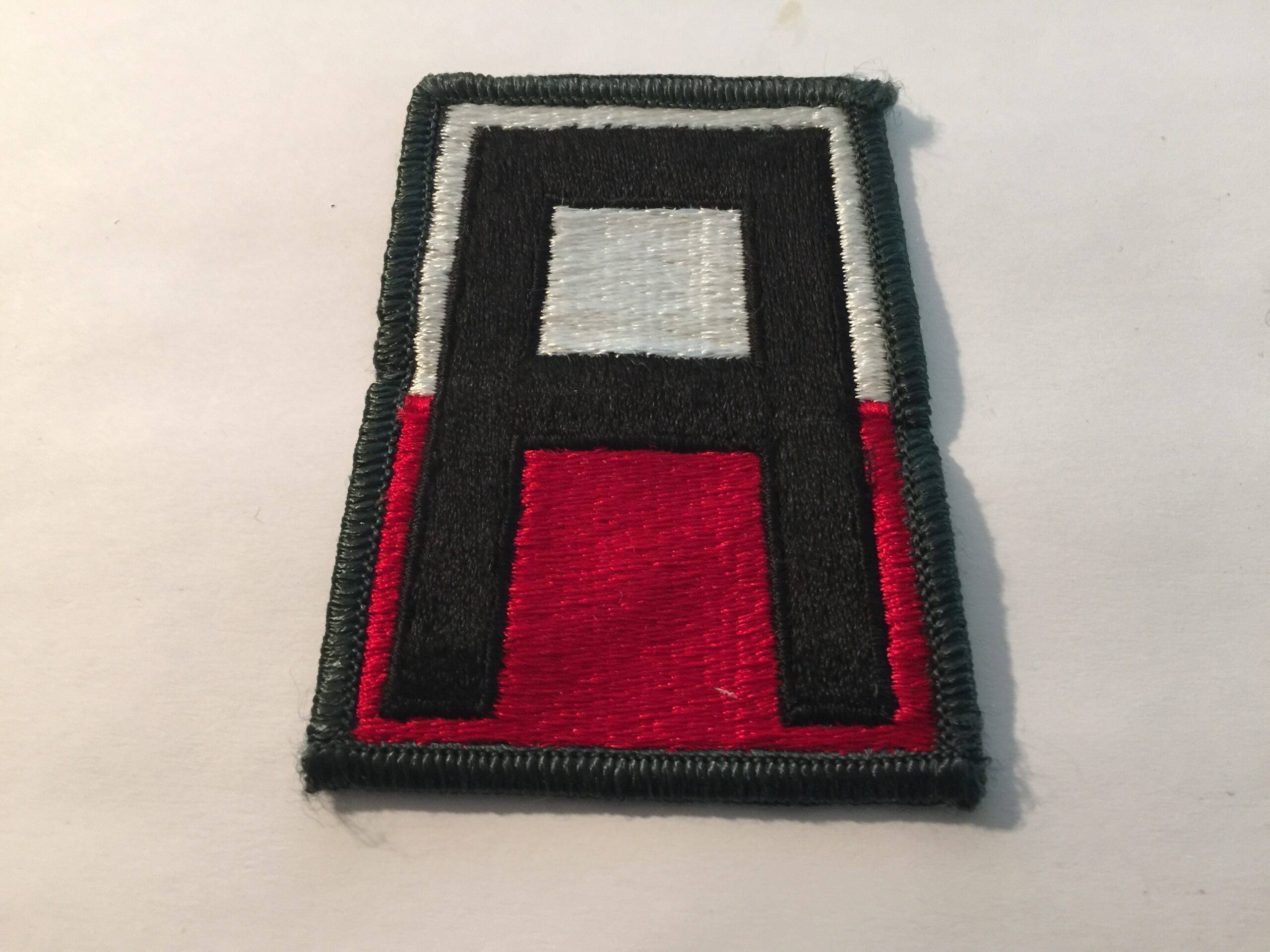 U.S. First Army's distinctive Shoulder Sleeve Insignia (SSI)