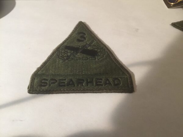 3rd Armored Division Spearhead Subdued patch