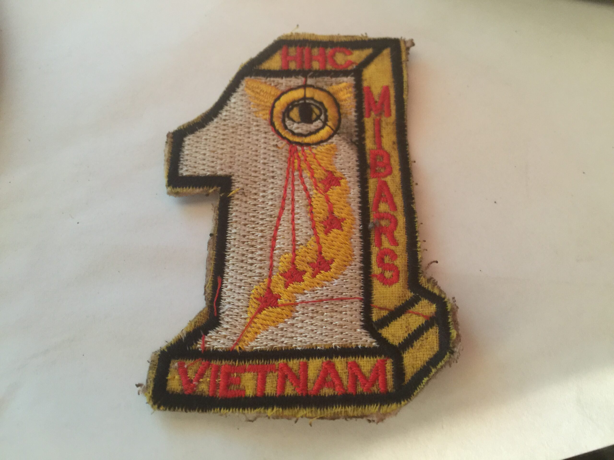 HHC MIBARS US Army Intelligence Interpretation A-1 Vietnam War Era Patch