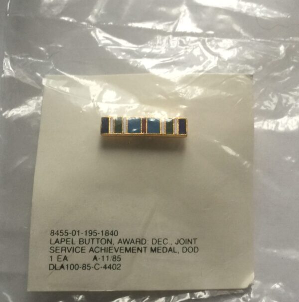 JOINT SERVICES ACHIEVEMENT AWARD LAPEL PIN