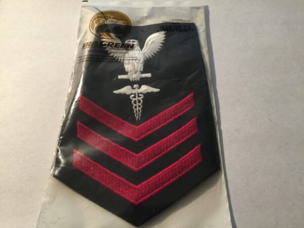Navy E6 MALE Rating Badge Hospital Corpsman