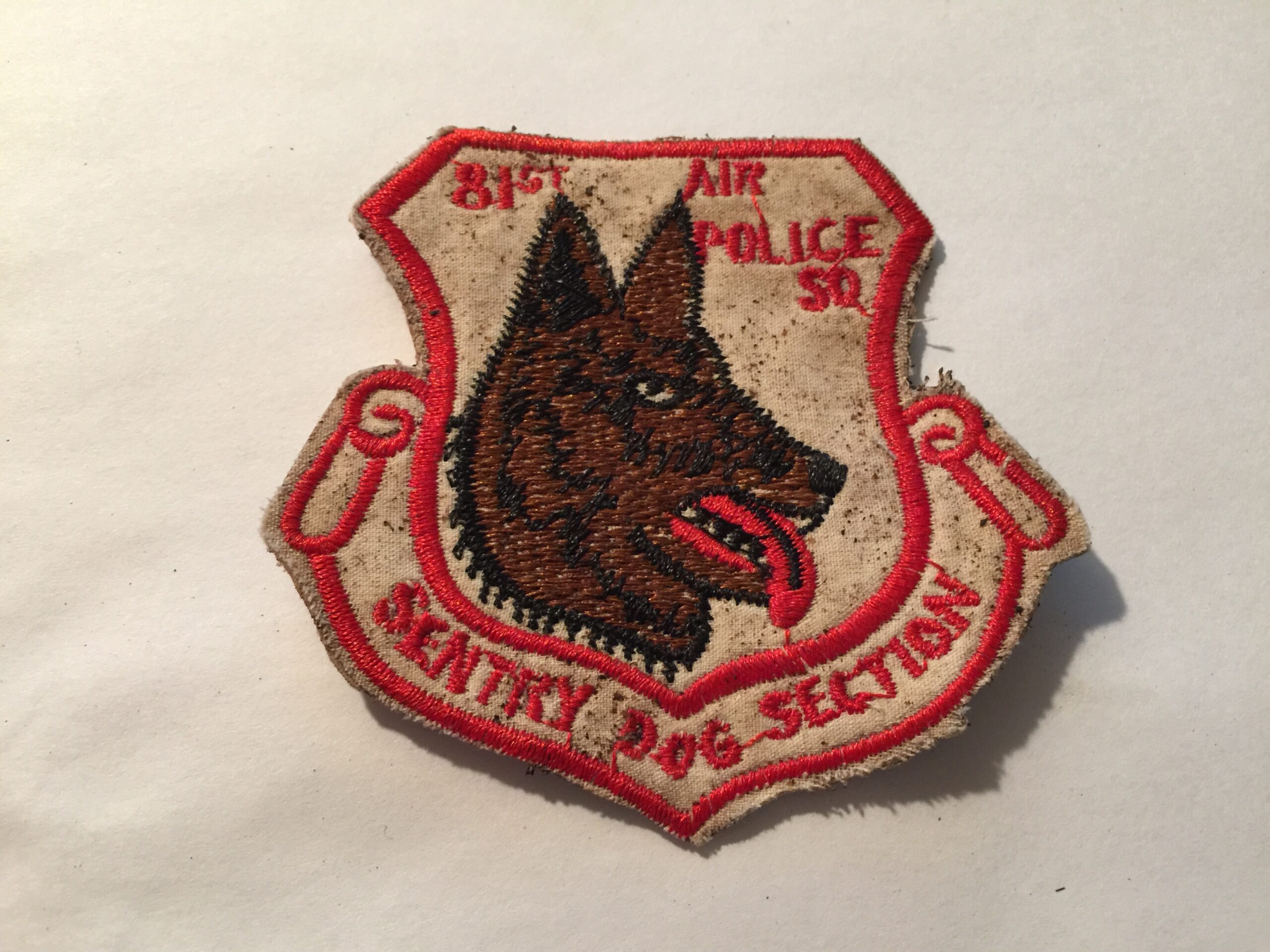 SENTRY DOGS US AIR FORCE 81st APS PHAN RANG Vietnam War.