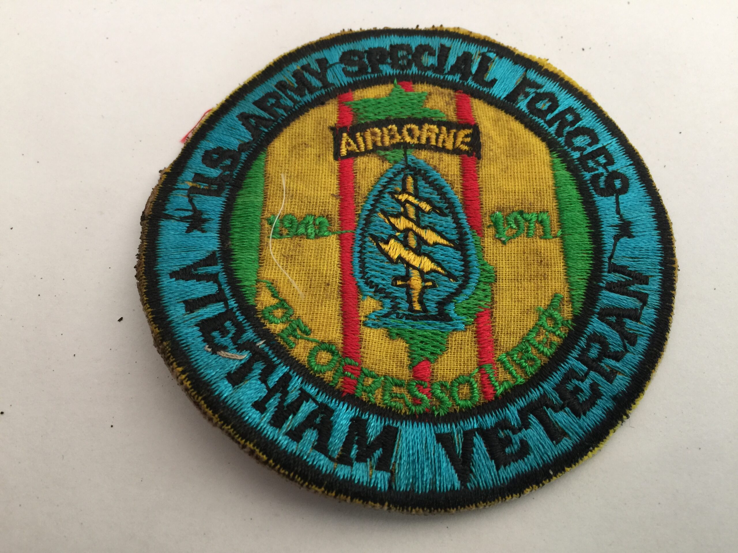 US ARMY SPECIAL FORCES - VETERAN Pre 1971, Vietnam War, De Oppresso LIBER