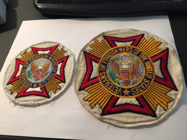 VETERANS OF FOREIGN WARS OF THE US LARGE PATCH LOT